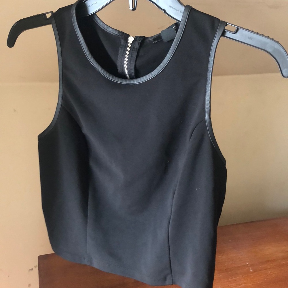 Black Crop Top
